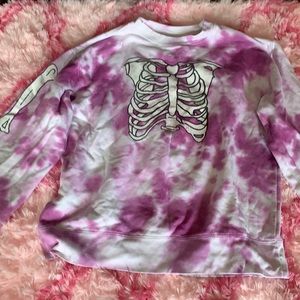 Pacsun skeleton sweatshirt